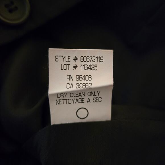 Theory Linen Wool Blazer Size 2 Office Classic Basic Layering Versatile Work - Picture 13 of 13